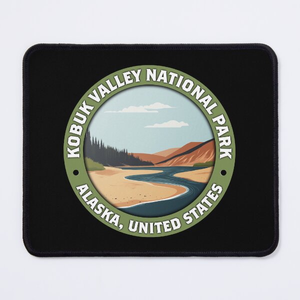 Item preview, Kobuk Valley National Park Vintage Badge – Minimalist Travel Emblem designed and sold by Stylish Grapefruit Familia.