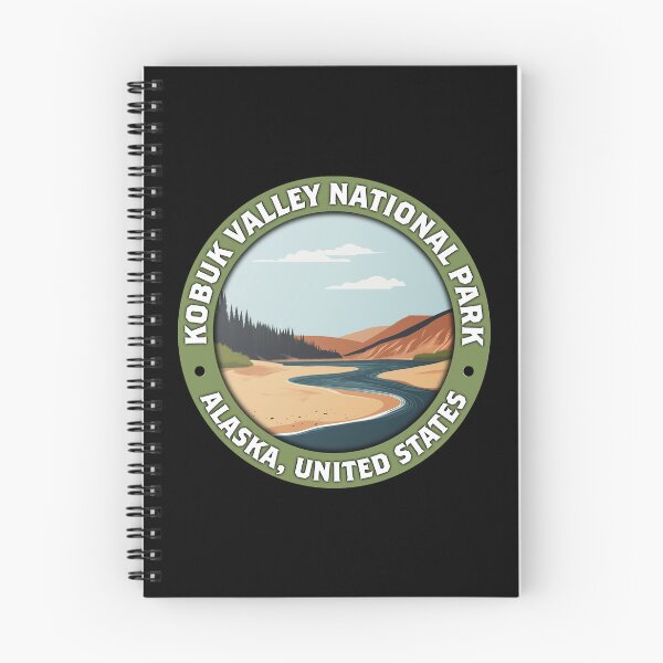 Item preview, Kobuk Valley National Park Vintage Badge – Minimalist Travel Emblem designed and sold by Stylish Grapefruit Familia.