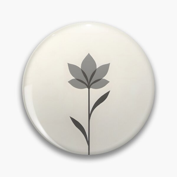 Item preview, Minimal Black Flower  designed and sold by tpMinimalist.