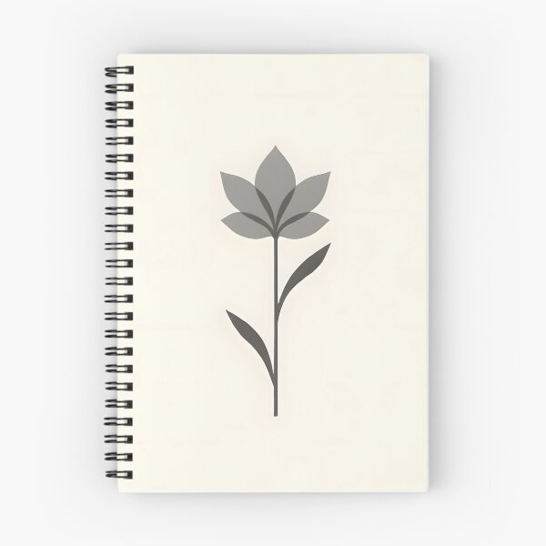 Item preview, Minimal Black Flower designed and sold by tpMinimalist.
