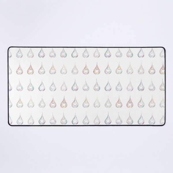 Item preview, Rainbow Droplets - Vertical Arrangement, Light Background designed and sold by Onyx Swan Art.