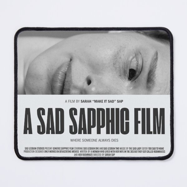 Item preview, A Sad Sapphic Film designed and sold by leafsquare.