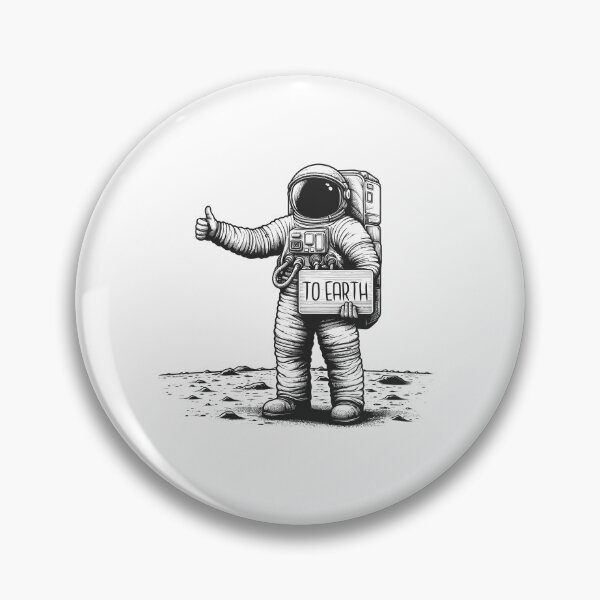 Item preview, hitchhiking astronaut designed and sold by paulrommer.