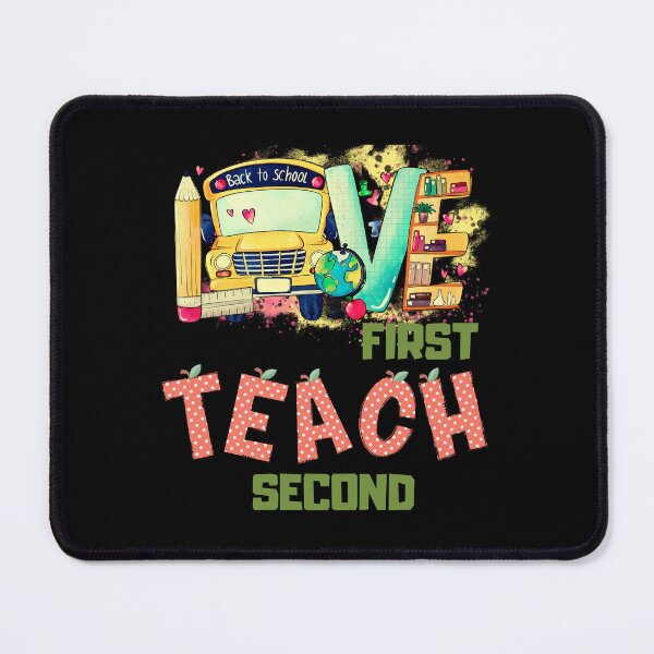 Item preview, Love first teach second teacher valentines designed and sold by Ela-graphicwiz.