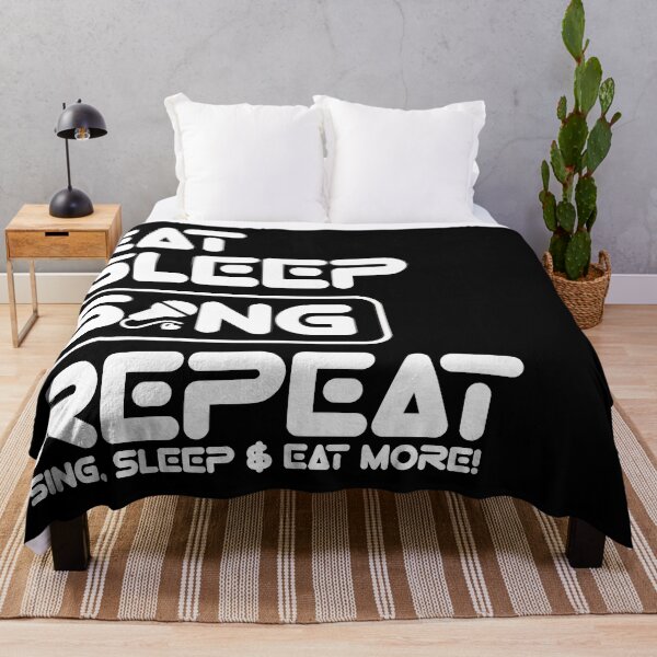Item preview, Singer Life: Eat, Sleep, Repeat designed and sold by Eksama Design.