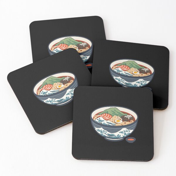 Item preview, Japanese Ramen Ukiyo-e Retro Aesthetics Noodles designed and sold by LuminOrb.