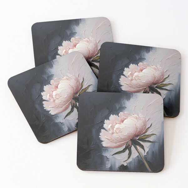 Item preview, Impasto Peony #2 designed and sold by PUSHdesign.