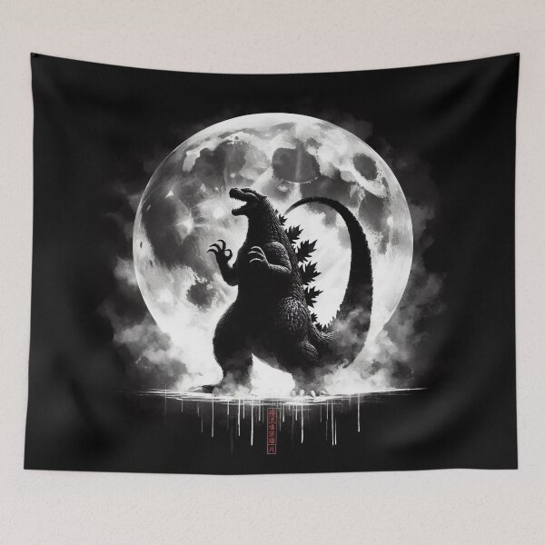 Item preview, Kaiju King of Monsters Moon Art designed and sold by Retr0Tshirts.