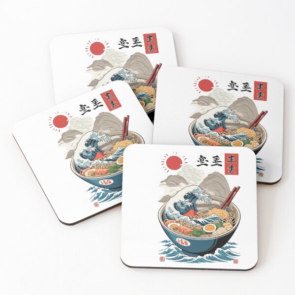 Item preview, Ramen Noodles Ukiyo-e Japanese Retro Streetwear designed and sold by LuminOrb.