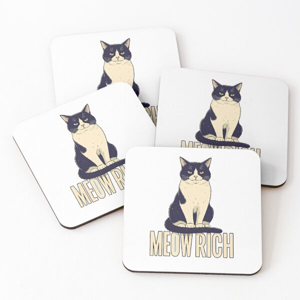 Item preview, cat meow rich designed and sold by Rajuno.