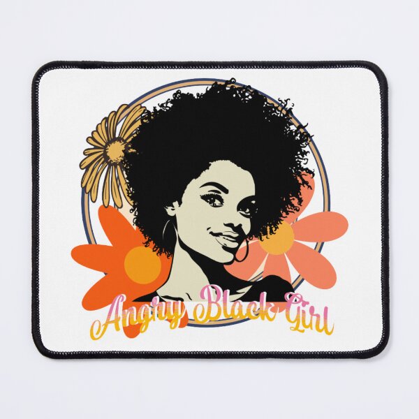 Item preview, Angry Black Girl Flowers designed and sold by ScarlettsWitch.