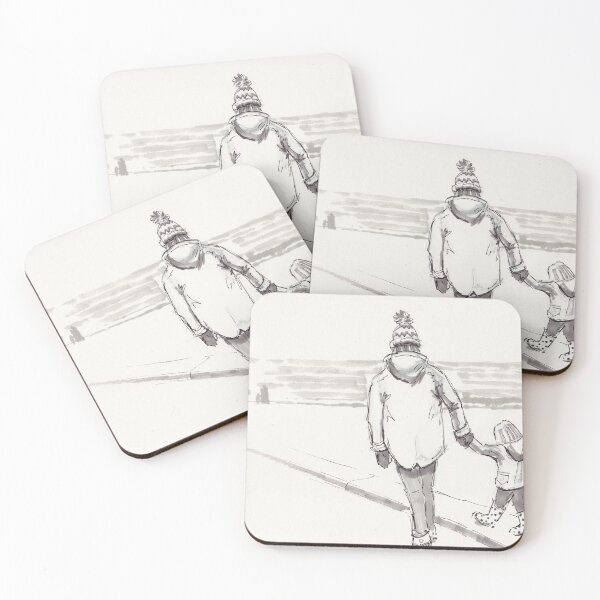 Item preview, Little girl with wellington boots holding hands with Mum  designed and sold by MikeJory.