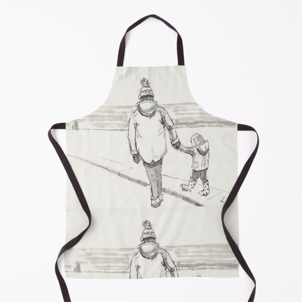 Item preview, Little girl with wellington boots holding hands with Mum  designed and sold by MikeJory.