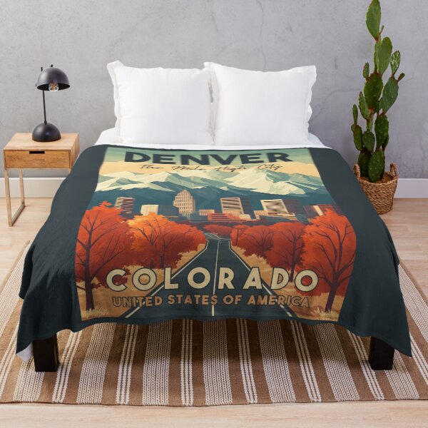 Item preview, A Vintage Travel Illustration of Denver - Colorado - US designed and sold by GoodOldVintage.