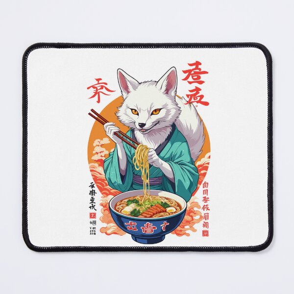 Item preview, Kawaii Kitsune Ramen Noodles Japan Streetwear designed and sold by LuminOrb.