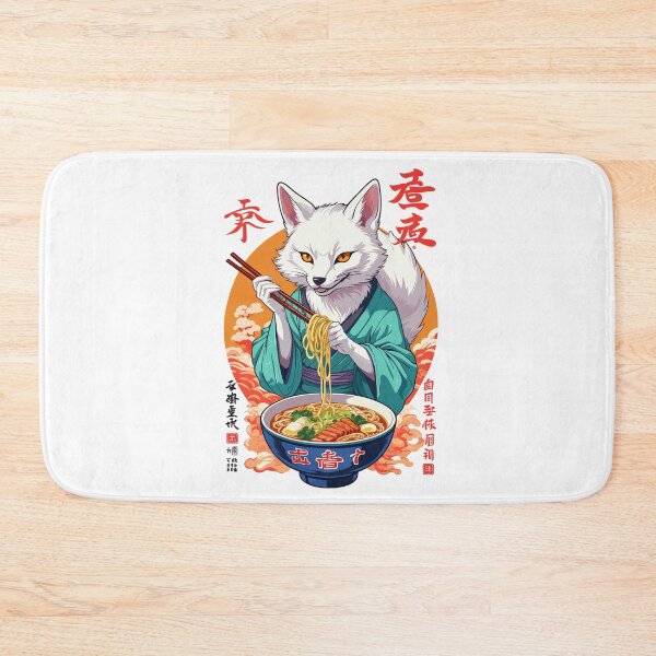 Item preview, Kawaii Kitsune Ramen Noodles Japan Streetwear designed and sold by LuminOrb.