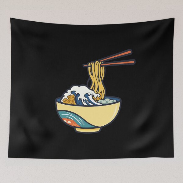 Item preview, Japanese Ramen Ukiyo-e Retro Aesthetic designed and sold by LuminOrb.