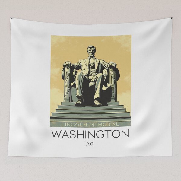 Item preview, A Vintage Travel Art of Washington DC - US  designed and sold by GoodOldVintage.