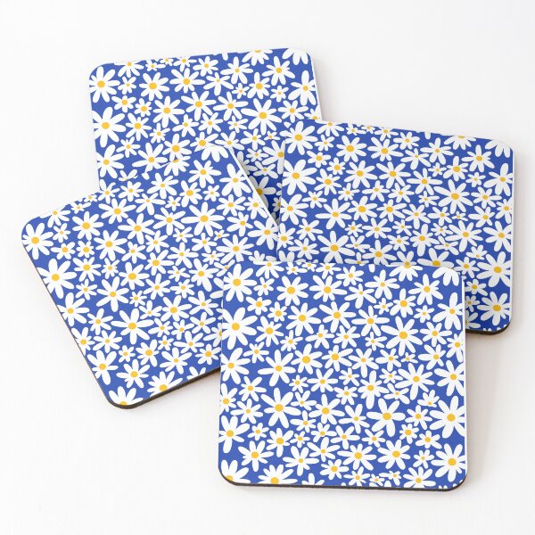 Item preview, Daisies blue background designed and sold by BArtBilbao.