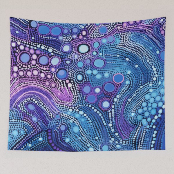 Item preview, Aboriginal Inspired Dot Art - Ocean Floor designed and sold by GrinGalore.