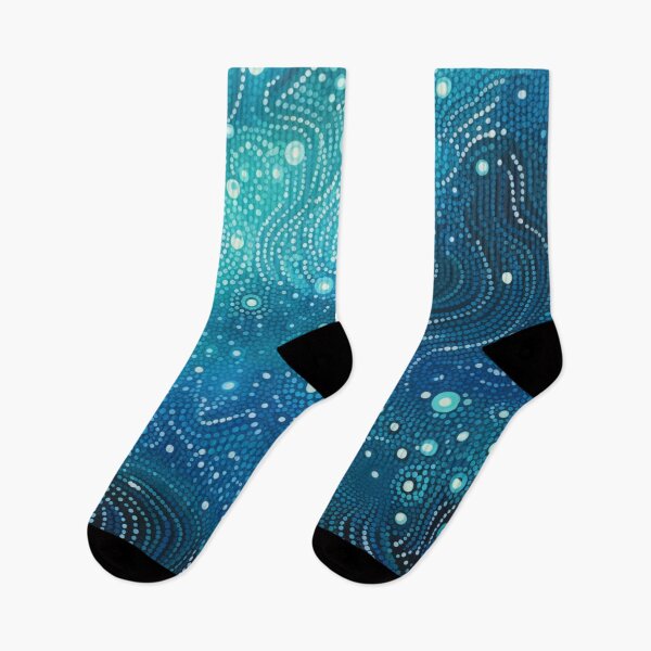 Item preview, Aboriginal Inspired Dot Art - Fog In The Ocean designed and sold by GrinGalore.