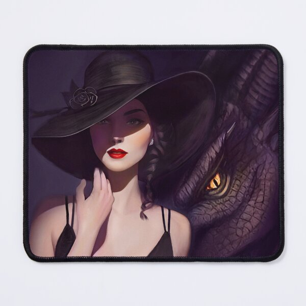 Aperçu de l'œuvre Alestra le dragon noir créée et vendue par Martina Brunsch.