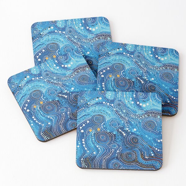 Item preview, Aboriginal Inspired Dot Art - From The Ocean designed and sold by GrinGalore.