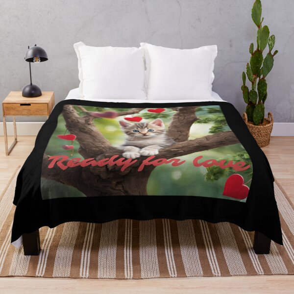 Item preview, Ready for love special design with cat on the tree for girl or boy designed and sold by MegiSmile.
