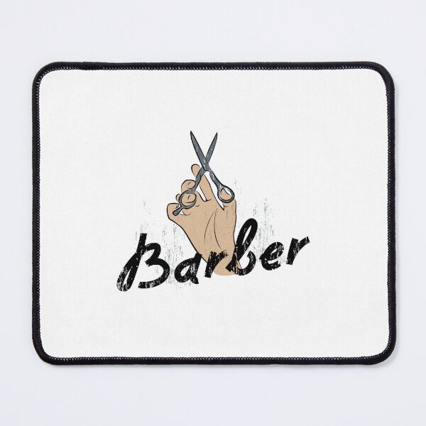 Item preview, Creative design for barbers and hairstylists – Scissors and Text Illustration designed and sold by DesignWiseTeam.