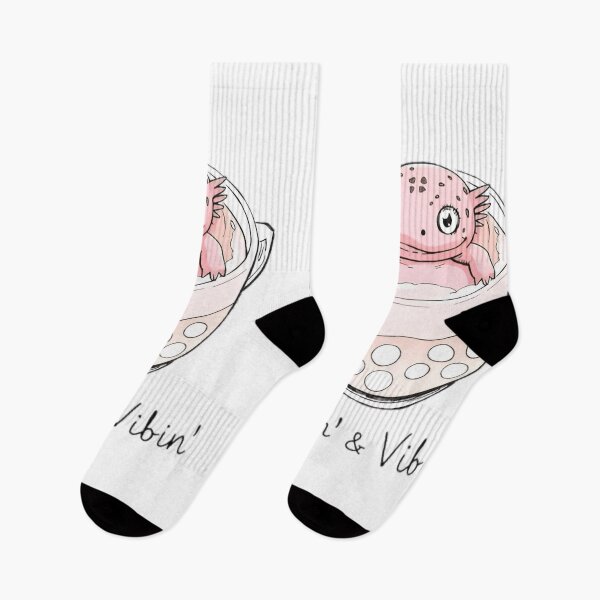 Item preview, Sippin' & Vibin' Axolotl Boba designed and sold by enerjik.