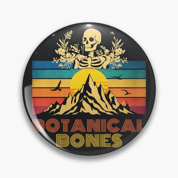 Item preview, Vintage Botanical Bones Skeleton designed and sold by justsarah-jpg.