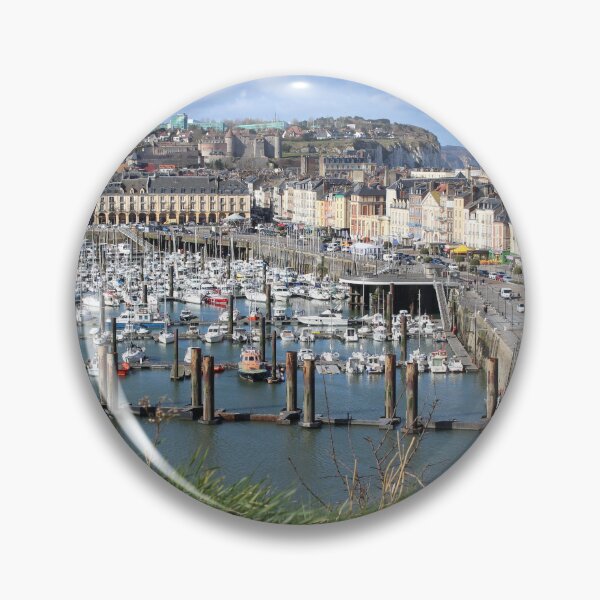 Item preview, View of Picturesque Dieppe Harbour, France designed and sold by Imladris01.