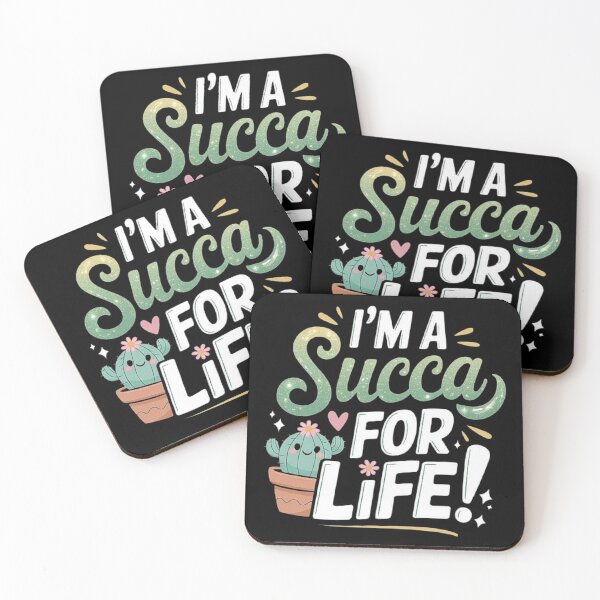 Item preview, I’m a Succa for Life – Cute Cactus Aesthetic designed and sold by love3617.