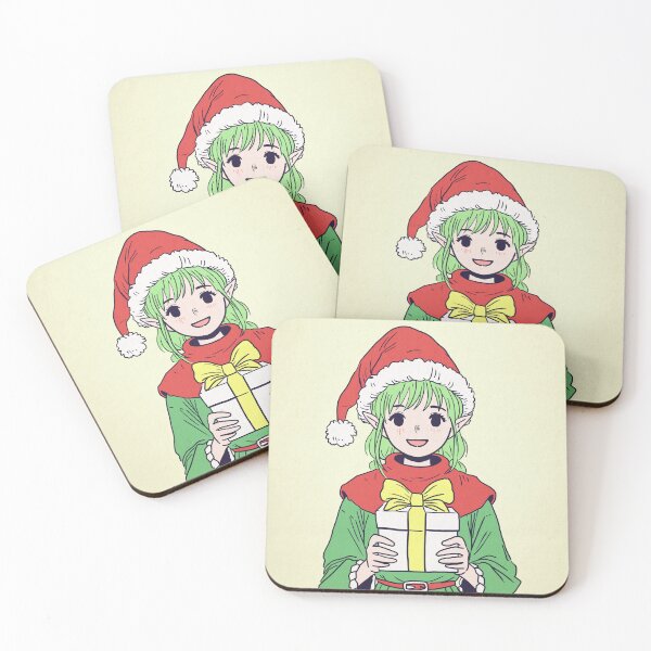 Item preview, Whimsical Elf Holding a Present – Fantasy Anime Illustration designed and sold by AirForceTuan.