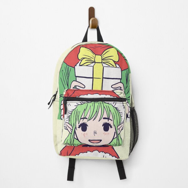 Item preview, Whimsical Elf Holding a Present – Fantasy Anime Illustration designed and sold by AirForceTuan.