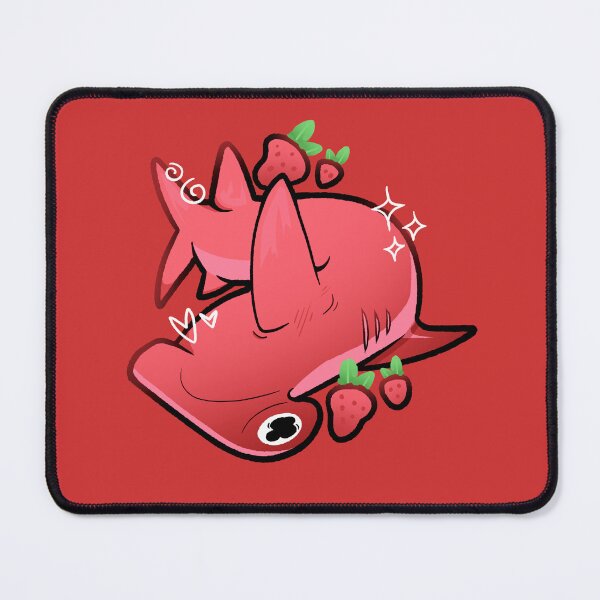Item preview, Strawberry Shark designed and sold by Mossysplashart.