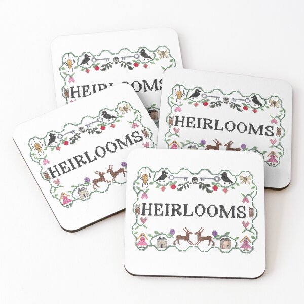 Item preview, Heirlooms animation sampler white designed and sold by Heirloomsart.