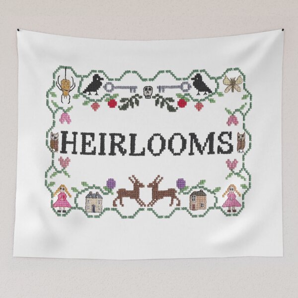 Item preview, Heirlooms animation sampler white designed and sold by Heirloomsart.