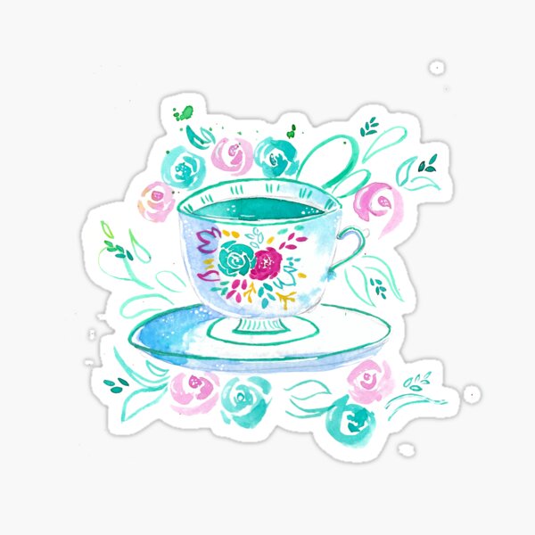Tea time Sticker
