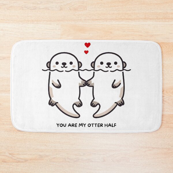 Item preview, You Are My Otter Half Cute Otter Couple Love Pun Design designed and sold by MigNetZ.