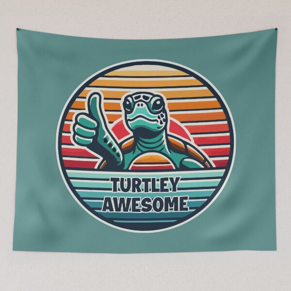 Item preview, Totally awesome turtle designed and sold by SidTastic .