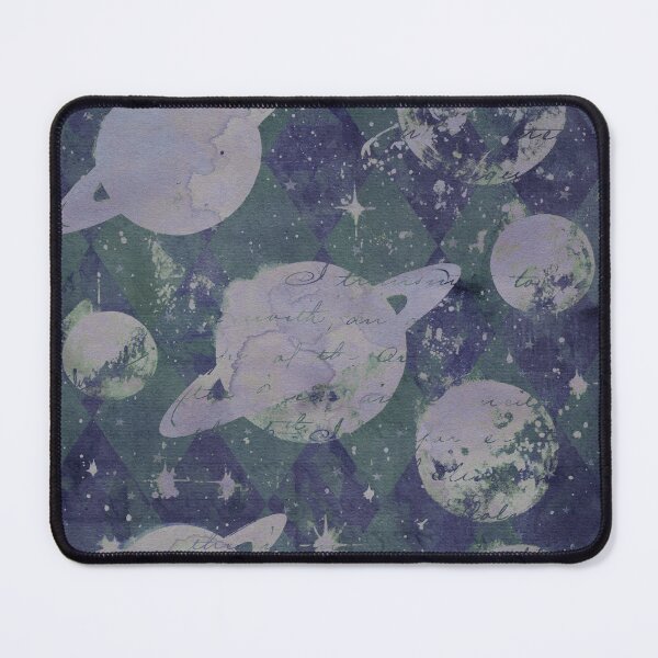 Item preview, Vintage Watercolor Planets - Stars and Moons - Diamond Pattern designed and sold by jupitermoons.