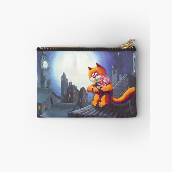 Item preview, Romantic Rooftop Cat Under the Starry Sky designed and sold by Psycho-Crazy.