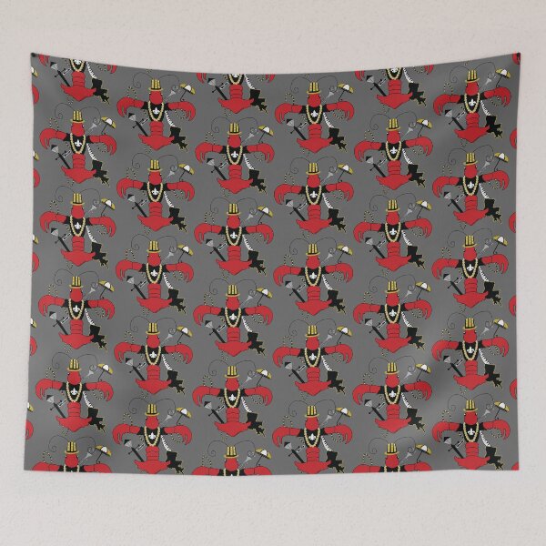 Item preview, New Orleans Red Louisiana Crawfish Fleur de Lis designed and sold by StudioBlack.