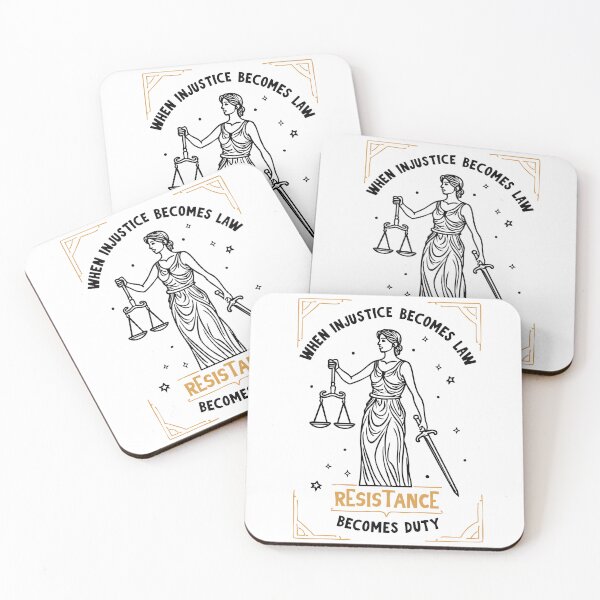 Item preview, When Injustice Becomes Law Resistance Becomes Duty designed and sold by StaceyOneLove.
