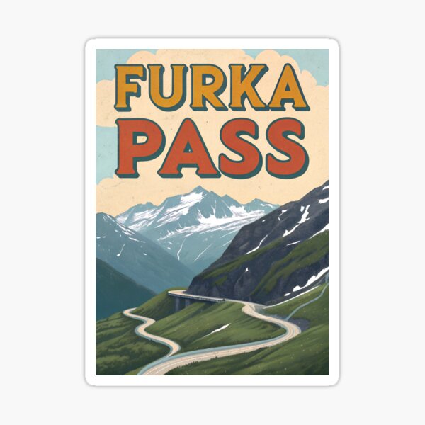 Item preview, Furka Pass, Switzerland travel route designed and sold by TheHellSong.