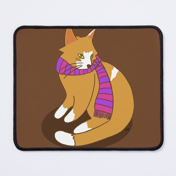Item preview, Cat wearing a scarf designed and sold by motzydivine.