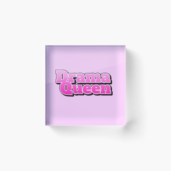 Item preview, Drama Queen Text Pink designed and sold by MoonMonkeyNbear.