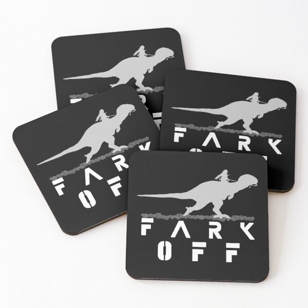 Item preview, ARK Fark off - white designed and sold by Kormix.