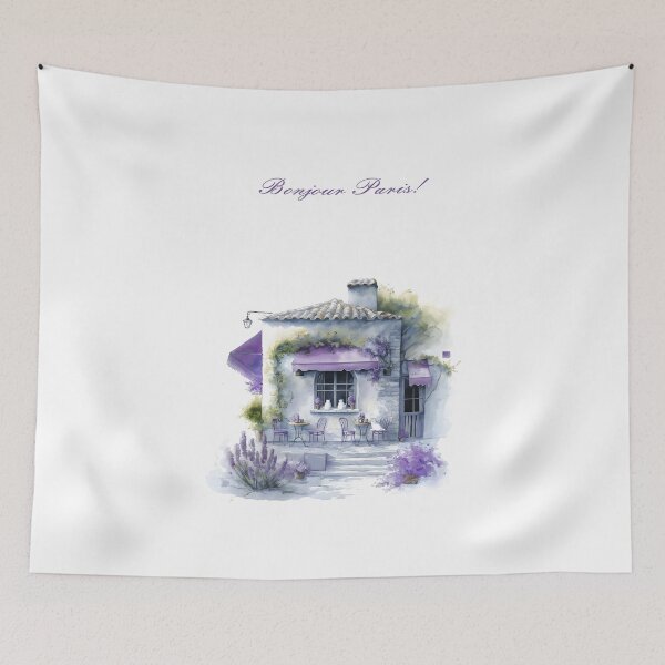 Item preview, Purple House with cats designed and sold by Ramona-Gliga.